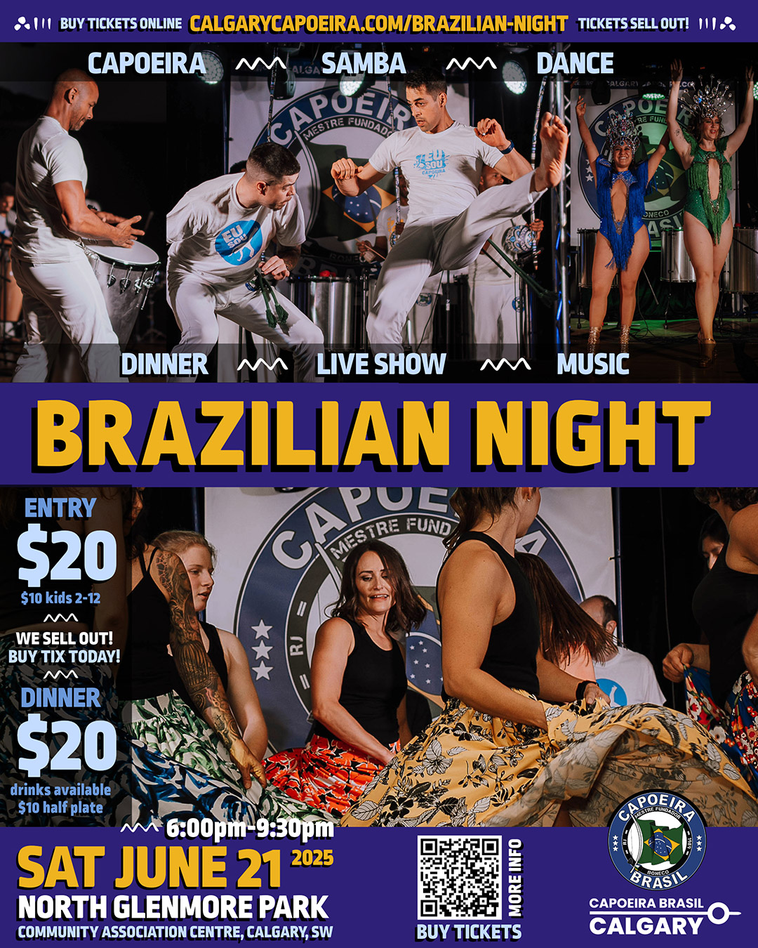Brazilian Night Poster June 2025